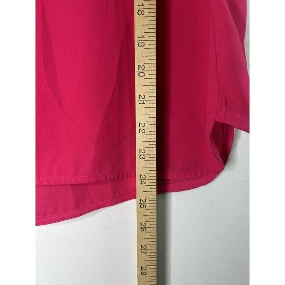 Violet + Claire Blouse Sleeveless Tank Pink V Neck Size Small NWT - Picture 9 of 11